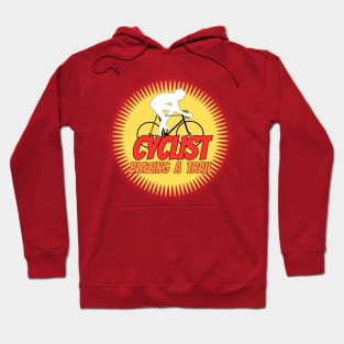 Sports Cyclist Blazing a trail Hoodie